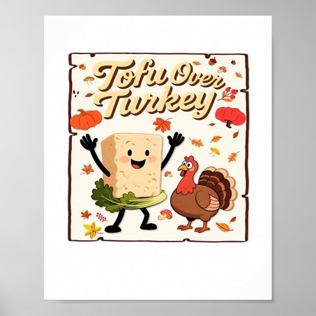Tofu Över Turkiet Classic T-Shirt Poster (Framsidan)