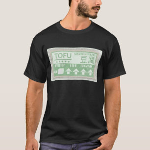 Tofu Pop Art Livsmedelsförpackningar T Shirt