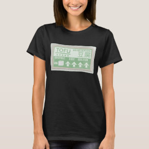 Tofu Pop Art Livsmedelsförpackningar T Shirt