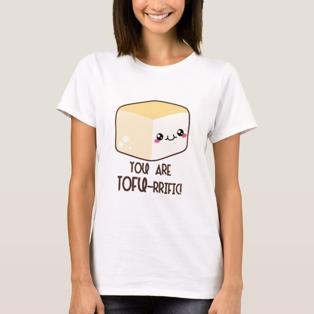 Tofu-rrific Emoji T-shirt (Framsida)