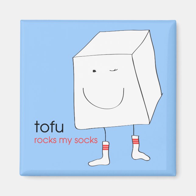 Tofu Sten Min sockel - Magnet (Framsidan)