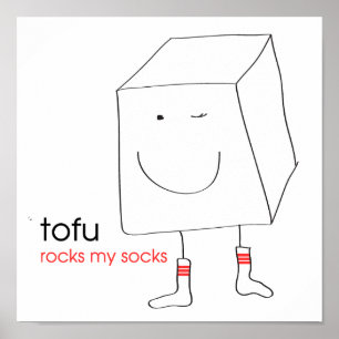 Tofu Sten Mina socklar Poster