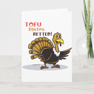 Tofu-Thanksgiving Helgkort