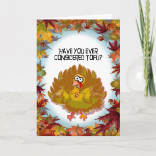Tofu-thanksgiving Helgkort