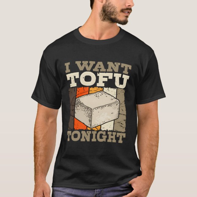 Tofu Vegetarian Soya Bean Curd Soyböna Vegan T Shirt (Framsida)