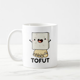 Tofut Funny Tofu Pun Kaffemugg