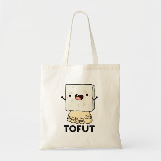 Tofut Funny Tofu Pun Tygkasse (Framsidan)