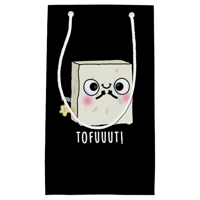 Tofuuut Funny Farting Tofu Pun Mörk BG (Framsidan)