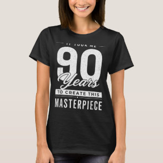 Tog 90 år Mästerverk 90-årsdag 90 år T Shirt