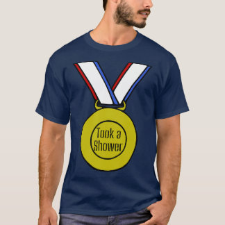 Tog en Shower Guld Medal T Shirt