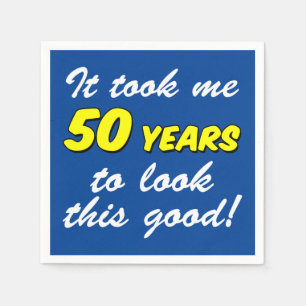 Tog mig som 50 år ser servetter för denna bra