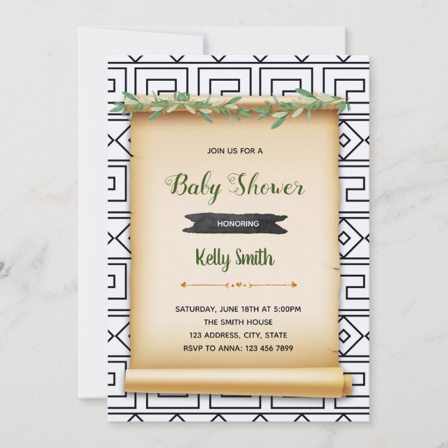 Toga-fest inbjudan (Framsida)