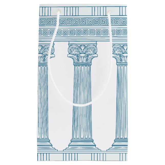 Toga-fest med grekiskt meander-mönster och kolonne (Framsidan)
