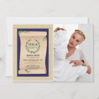 Toga Party Ancient Roman Birthday Ivy Rulla Photo