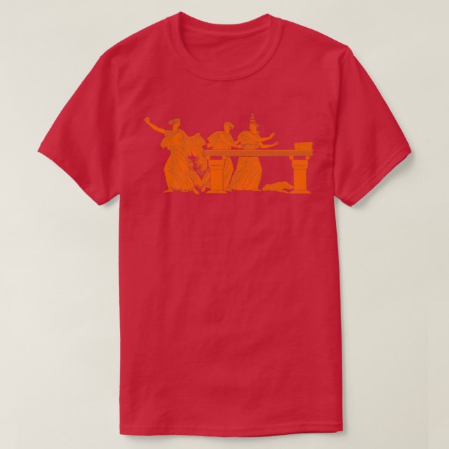 toga party med gräns t shirt (Design framsida)
