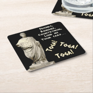 Toga! Toga! Toga! Underlägg Papper Kvadrat