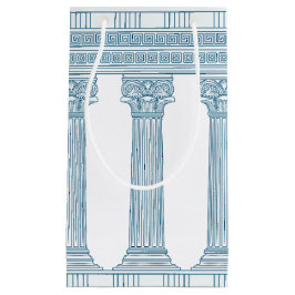 Togafest med grekiskt meander-mönster och kolonner