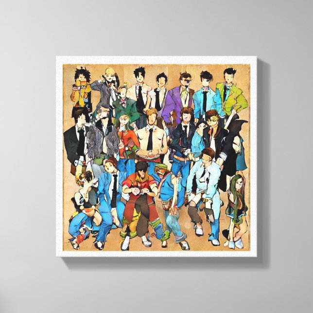 Together and mixed. canvastryck (Framsida)