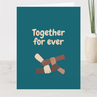 Together for ever - life quotes kort