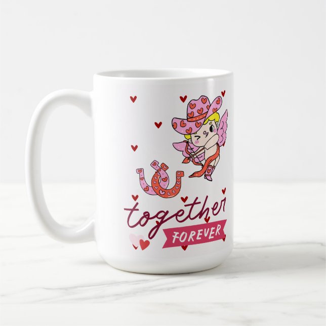 TOGETHER FOREVER COUNTRY STYLE  KAFFEMUGG (Vänster)