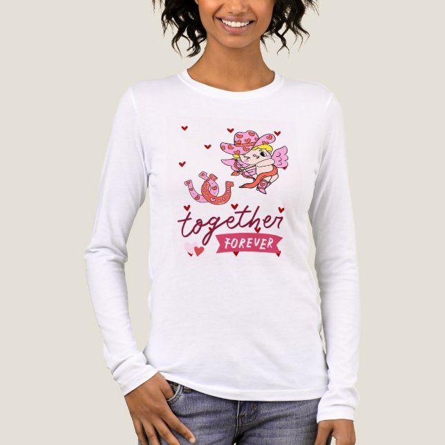 TOGETHER FOREVER COUNTRY STYLE  T SHIRT (Framsida)