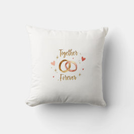 Together Forever Romantic Decorative Pillow Kudde