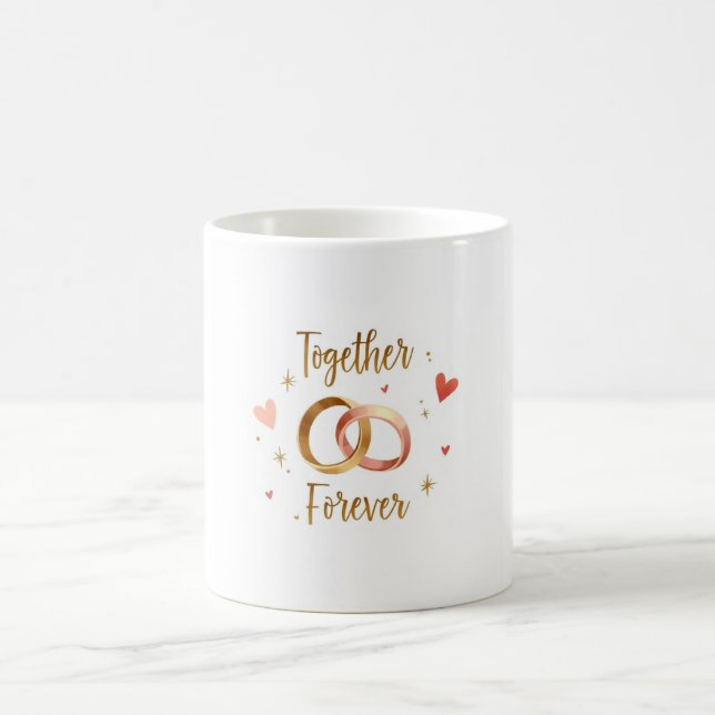 Together Forever Romantic Mug Kaffemugg (Center)
