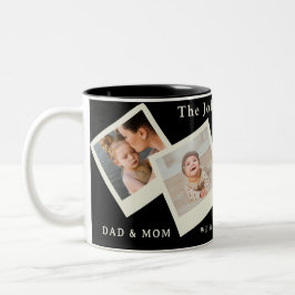 Together Is Everything – Family Photo Collage Mug Två-Tonad Mugg