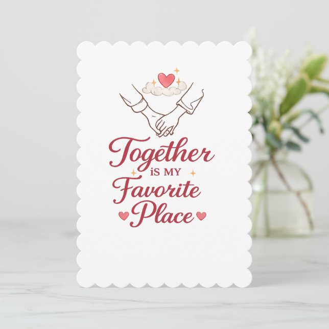 Together Is My Favorite Place – Romantic Couple Lo Program (Stående Fram)