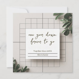 Together Since 20XX Personalized Couple  Kort