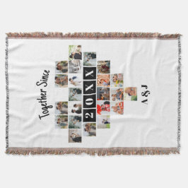 Together Since Year 22 Heart Photo Collage Couple Filt