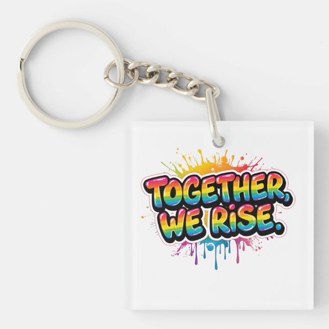 Together We Rise Rainbow Quote Design (Framsidan)