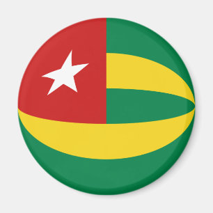 Togo Fisheye flaggamagnet Magnet