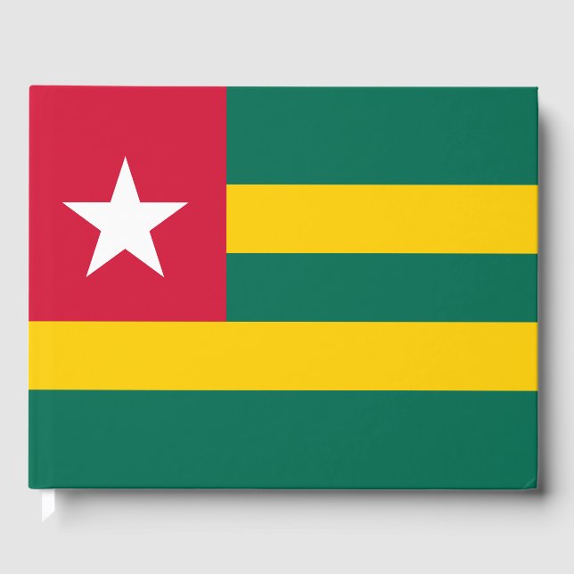 Togo flagga gästböcker (Framsida)