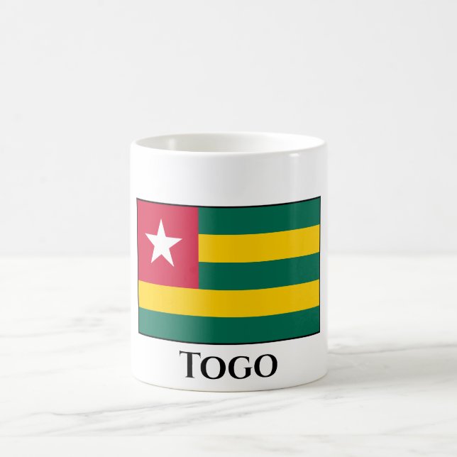 Togo Flagga Kaffemugg (Center)