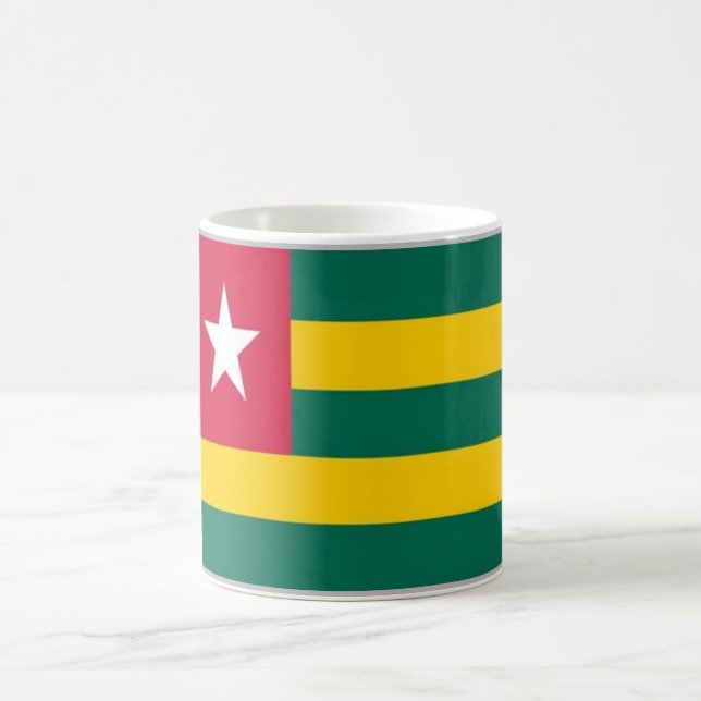 Togo - Flagga - Kaffemugg (Center)
