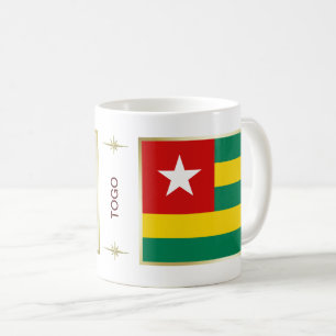Togo Flagga + Kartmugg Kaffemugg