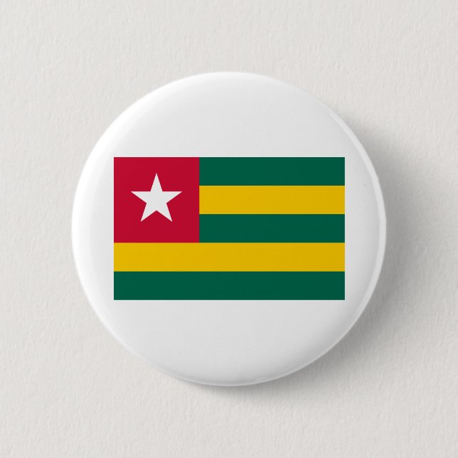 Togo Flagga Knapp (Framsida)