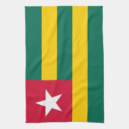 Togo flagga kökshandduk