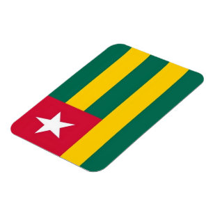 Togo - Flagga - Magnet