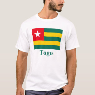 Togo flagga med namn tröja