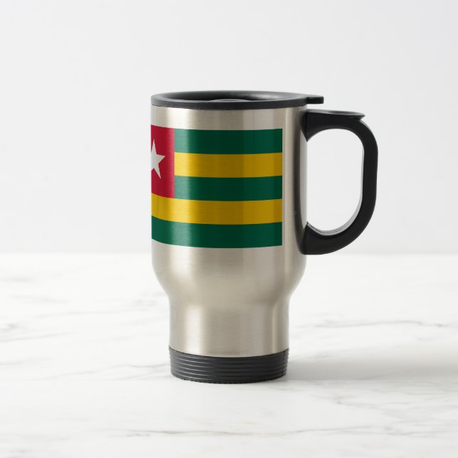 Togo flagga Mugg (Höger)