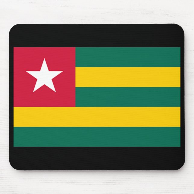 Togo-flagga Musmatta (Framsidan)
