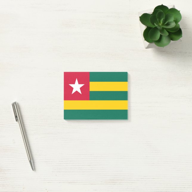 Togo flagga post-it block (Kontor)
