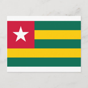 Togo Flagga Products Vykort