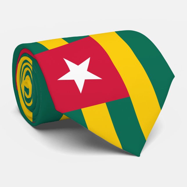 Togo-flagga Slips (Rullad)