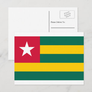 Togo-Flagga, Togo-Flagga Vykort