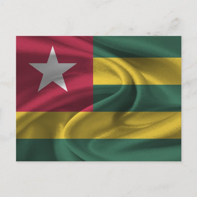 Togo Flagga Vykort (Framsida)