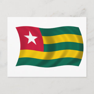 Togo-flagga Vykort