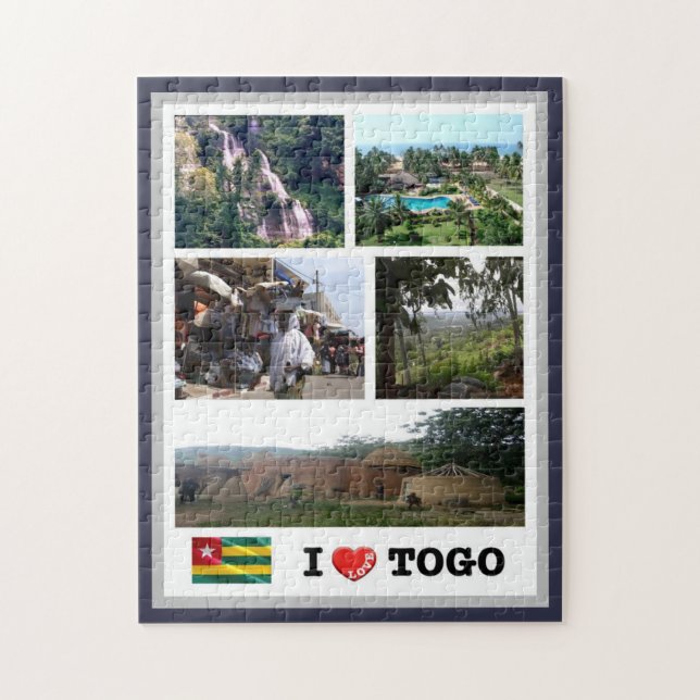 Togo - I Kärlek - Pussel (Vertikal)